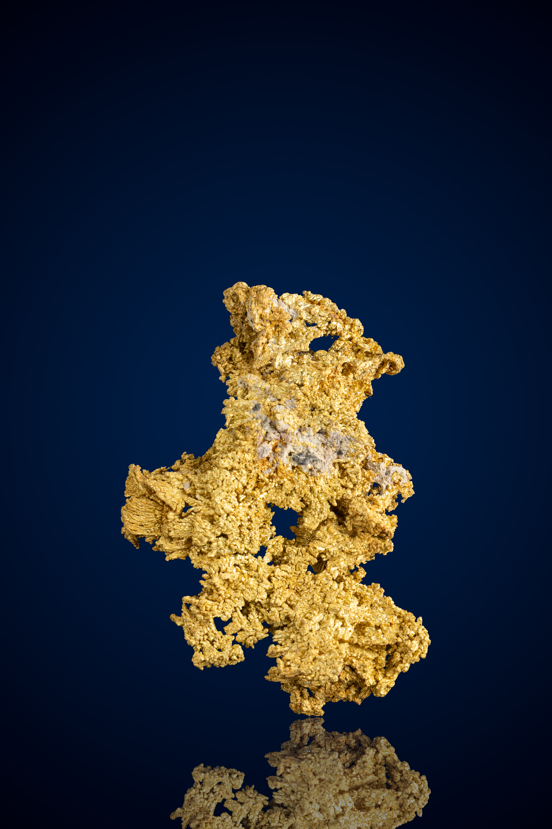 (image for) Ornate, Brilliant Natural Gold Nugget - Farncomb Hill, CO - 13.06 grams